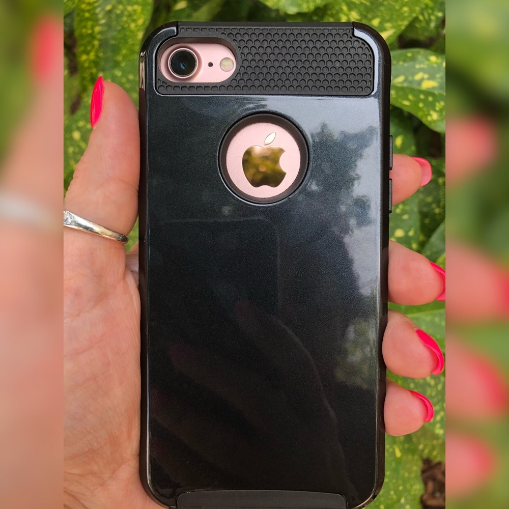 iPhone Black Hybrid Case